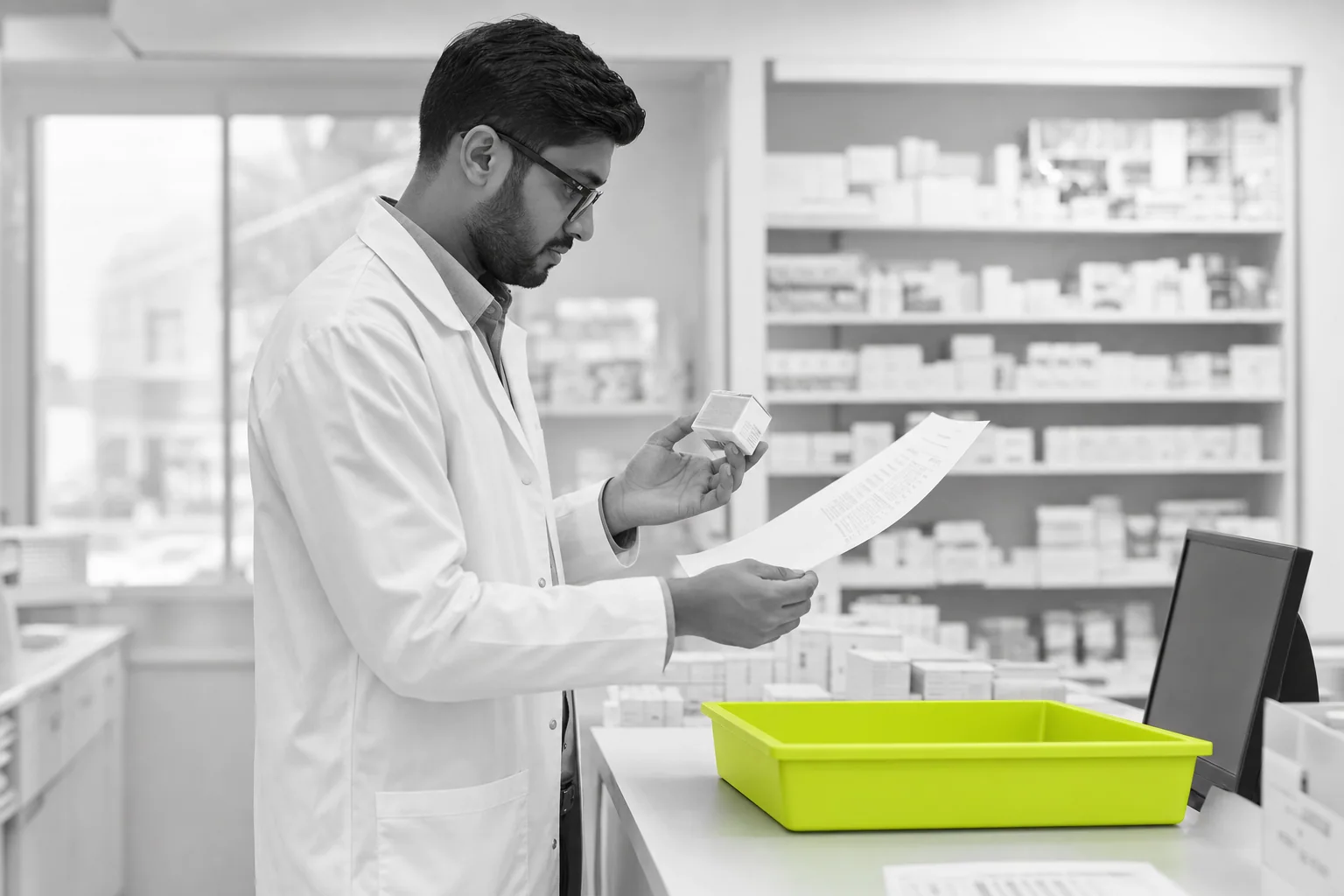 Illustrative pharmacies workflow