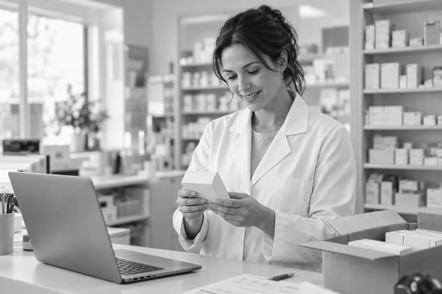 Illustrative pharmacy operations environment